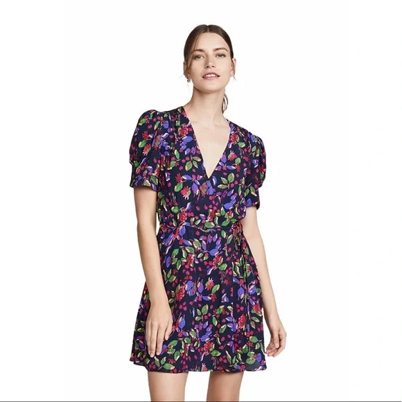 red mini flowy dress Enid Ruffle Sweetheart Heart Mini Dress • Shop American Threads Online Red / L